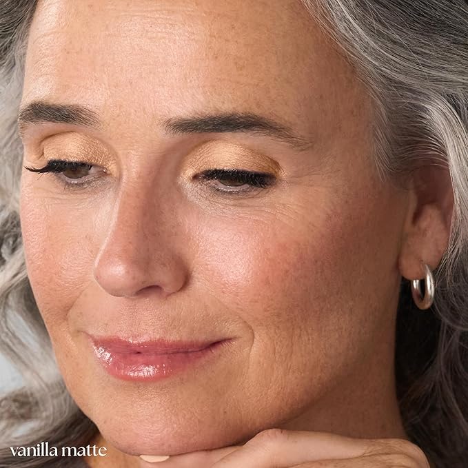 Julep Eyeshadow 101 Cream-to-Powder Waterproof Shadow Stick – Vanilla Matte – Long-Lasting, Crease-Proof, Light-Beige Matte Cream Eyeshadow with Built-in Smudger