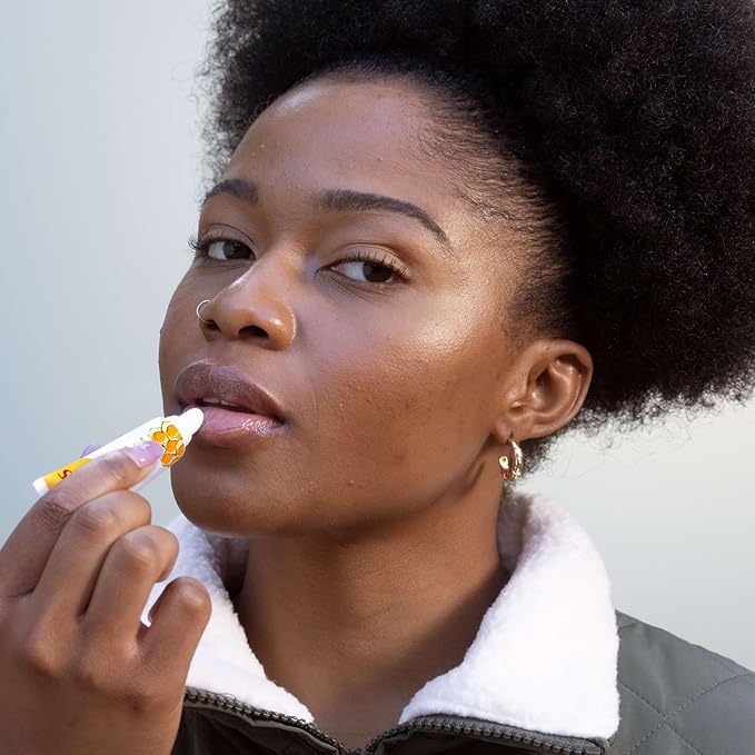 Burt's Bees Rescue Lip Relief, Honey Vanilla, Hydrating Lip Balm for Dry Cracked Lips, with Responsbily Sourced Beeswax and Shea Butter, 100% Natural Origin, 1 Squeezy Tube, 0.35oz