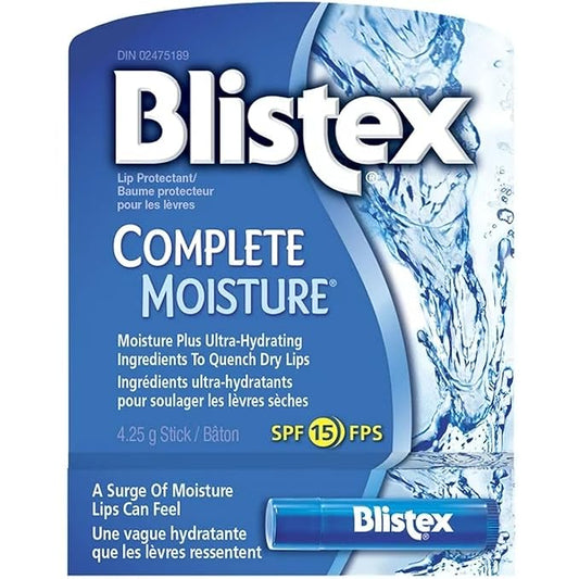 Blistex Complete Moisture, .15-Ounce Tubes (Pack of 3)
