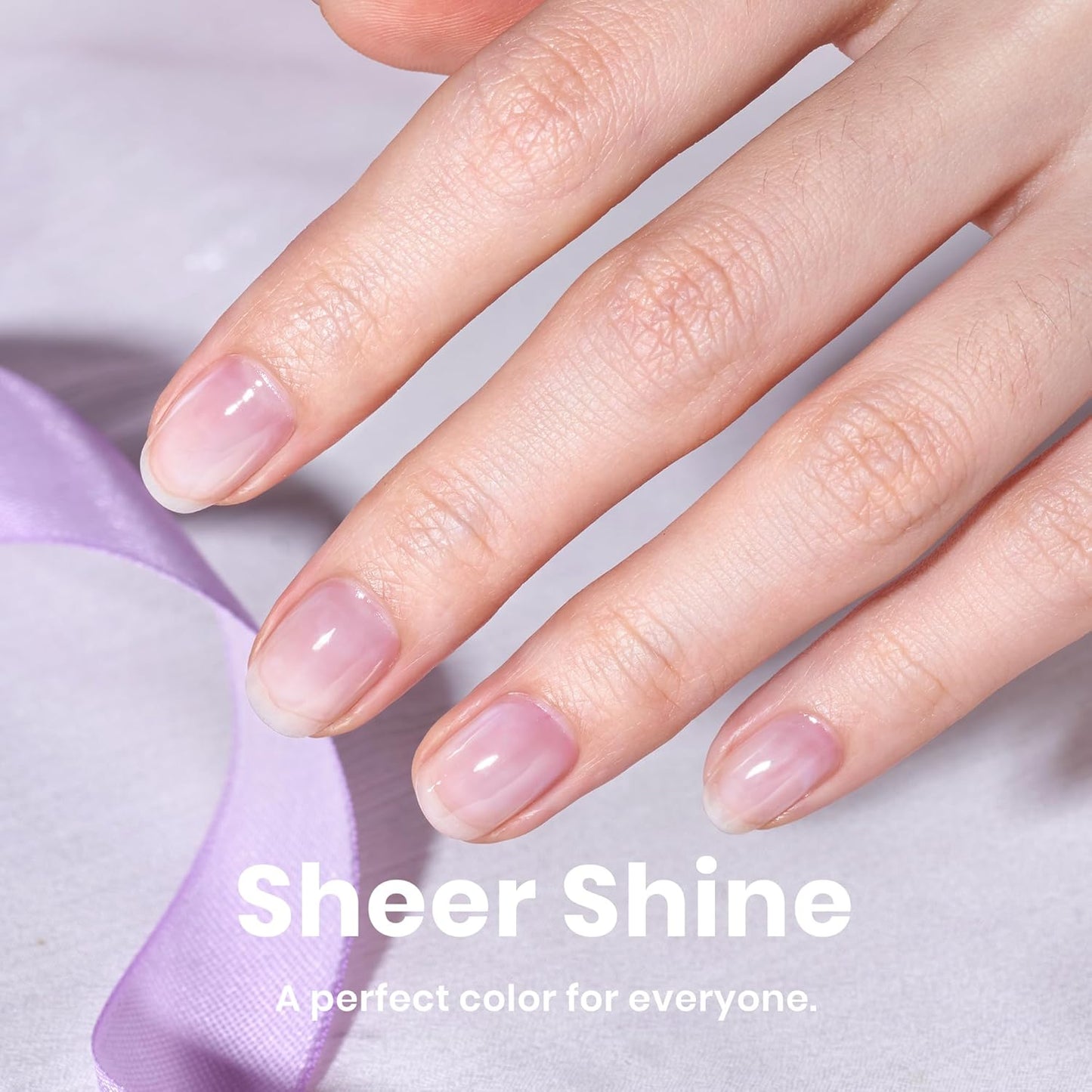 Beetles Nail Strengthener - Clear Nail Concealer Fast Air Dry Clear Air Dry Nail Growth for Damaged Uneven Nails Fingernail Polish Imperfection Masking for Sheer Shine DIY Manicure Salon Quality