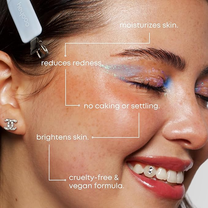 Natural Glow Foundation - Light to Medium Coverage Cushion Foundation Makeup with Hyaluronic Acid & Tea Tree Extract - Vegan & Cruelty-Free Cream Foundation - K Beauty - 15g/0.52oz - Praline