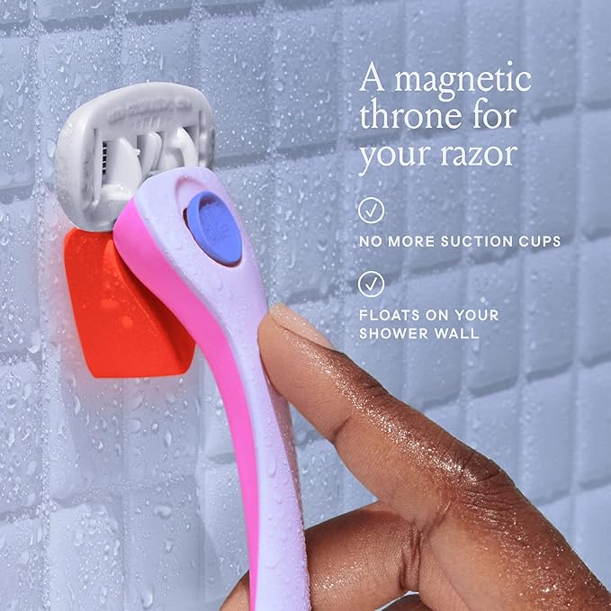 Billie Razors for Women Shave Kit – Women’s Razor + 4 x 5-Blade Razor Refills + Magnetic Holder – DreamPop