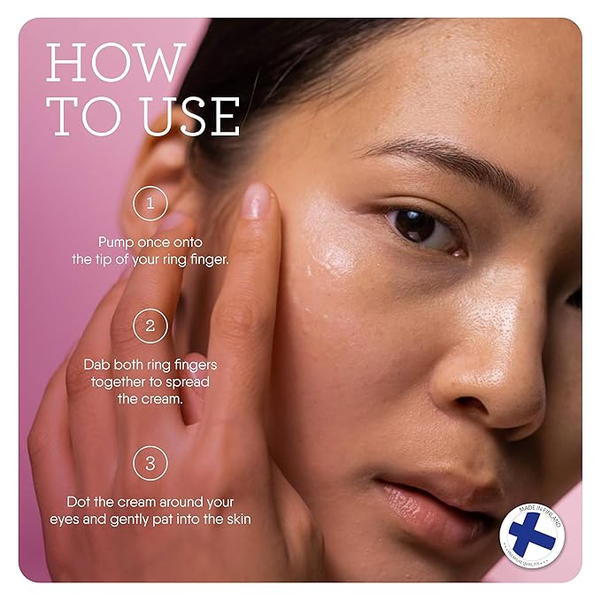 Overnight Eye Serum - Under Eye Serum for Night Time w. Hydrating Elderberry & Sea Fennel Stem Cells, Reduces Under-Eye Bags & Wrinkles, Anti-Aging Eye Serum