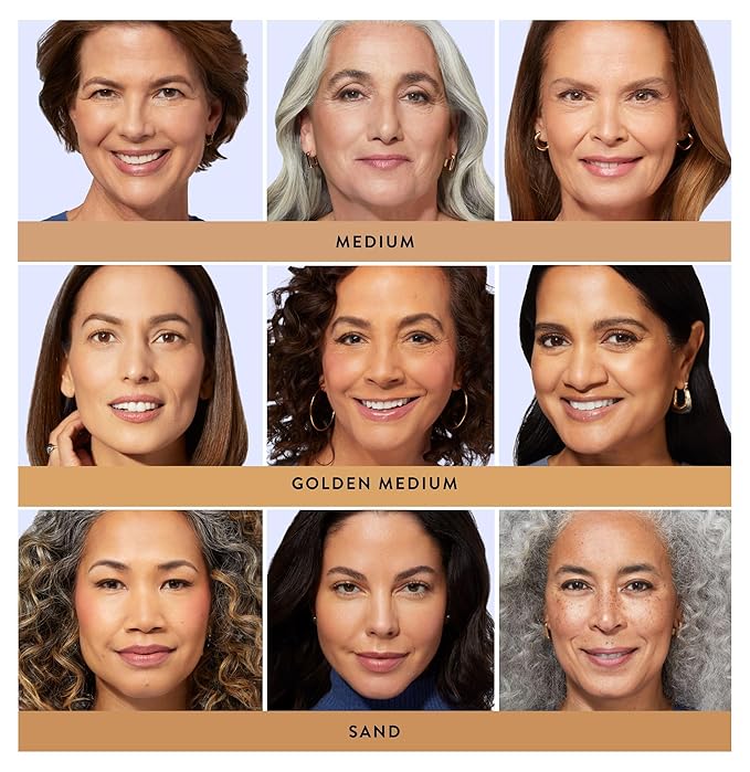 LAURA GELLER NEW YORK Award-Winning Baked Balance-n-Brighten Color Correcting Powder Foundation - Golden Medium - Buildable Light to Medium Coverage - Demi-Matte Natural Finish