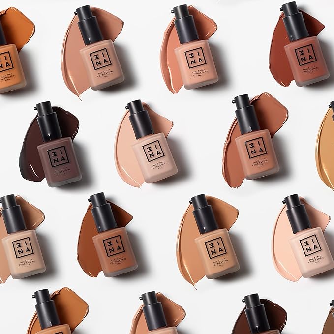 3INA The 3-In-1 Foundation 223 - Vegan Formula - Combination Of Primer, Concealer And Foundation - Medium Coverage - Natural Finish - Perfect For Covering Lines And Blemishes - Long Lasting - 1.01 Oz