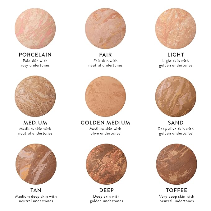 LAURA GELLER NEW YORK Award-Winning Baked Balance-n-Brighten Color Correcting Powder Foundation - Sand - Buildable Light to Medium Coverage - Demi-Matte Natural Finish