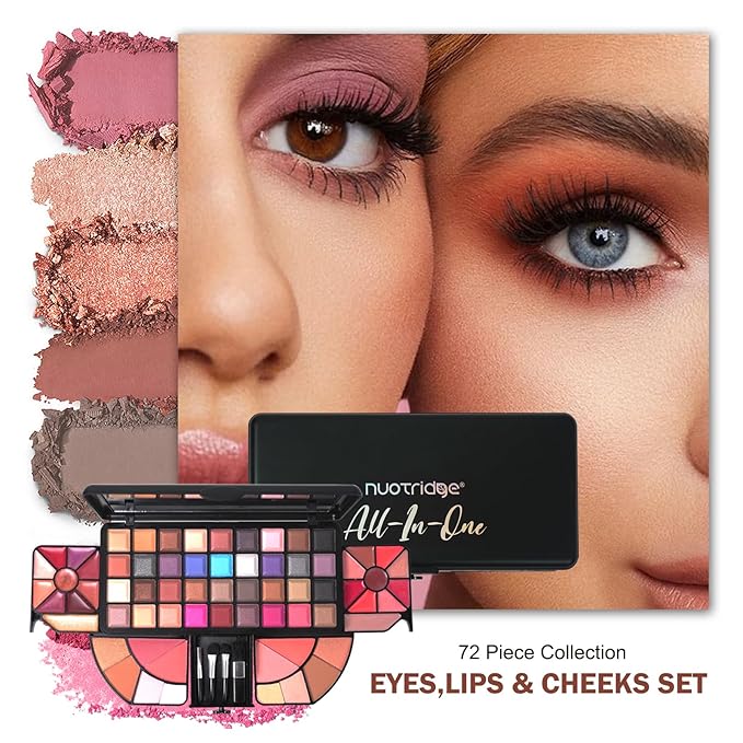 All In One Makeup Kit 72 Colors Portable All In One Makeup Gift Set Palette