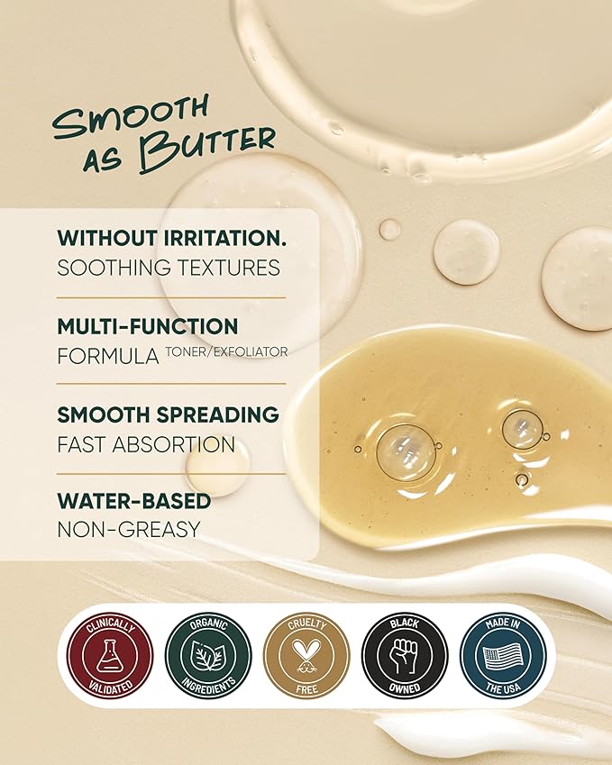 Buttah Skin Supreme Kit for Melanin Rich Skin | Oil-Free Hyaluronic Gel Cream 2 oz | Vitamin C Serum 1 oz | Cleanser 3.4 oz | Rosewater Toner 3.4 oz | Black Owned Skincare