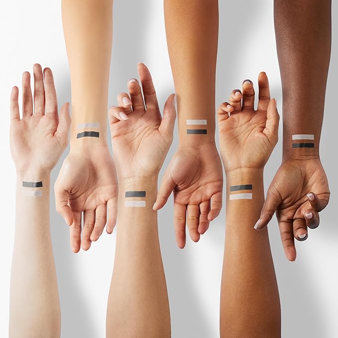 Julep Eyeshadow 101 Crème-to-Powder Waterproof Eyeshadow Stick Duo – Long-Lasting, Crease-Proof, Easy Apply with Built-in Smudger - Pearl Shimmer + Onyx Matte