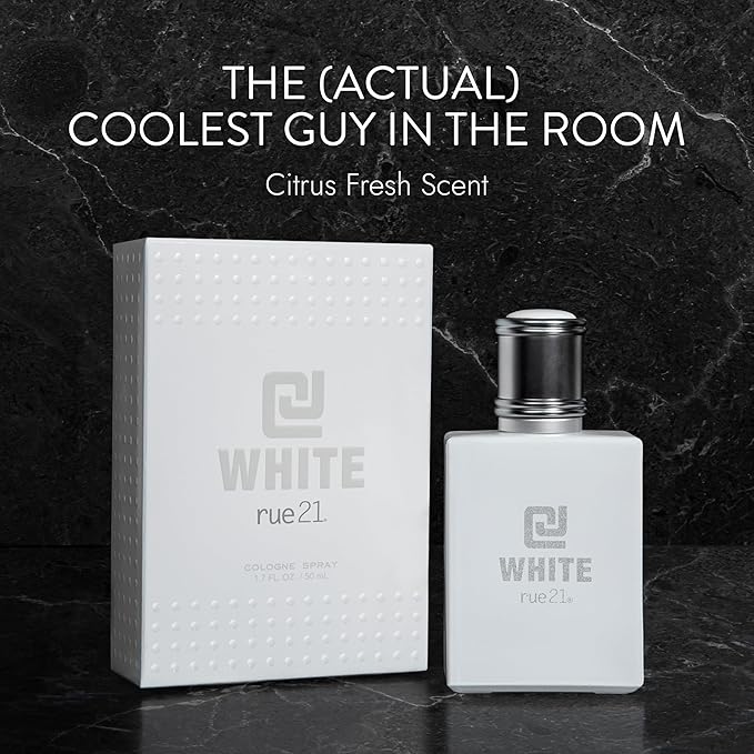 Rue 21 CJ White Men's Cologne Spray - 1.7 fl oz (50 ml)