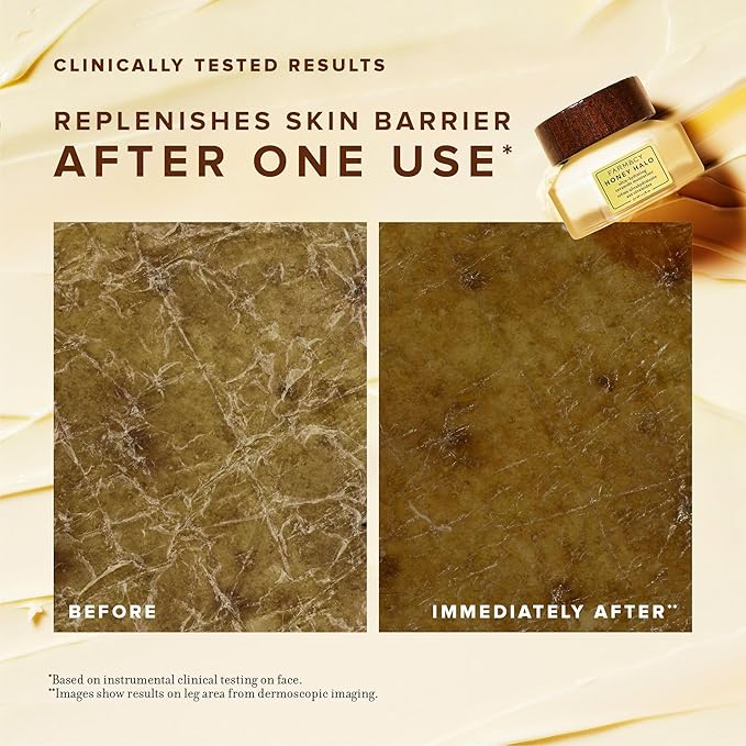 Farmacy Ceramide Face Moisturizer - Honey Halo Hydrating Facial Moisturizer for Dry Skin - Plumps, Soothes + Restores Skin with Potent Ceramides + Buckwheat Honey for a Dewy, Healthy Glow (50ml)