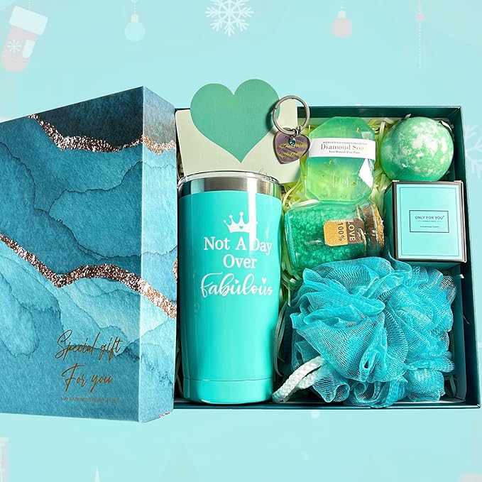 Birthday Gifts for Women, Relaxation Spa Gift Set, Unique Gift Basket for Mom Sister Wife Best Friends Female Coworker Teacher Nurse, Women Birthday Gifts