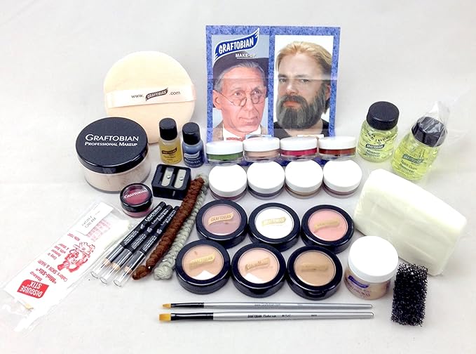 Graftobian Student Theatrical Makeup Kit Deluxe - Light/Fair