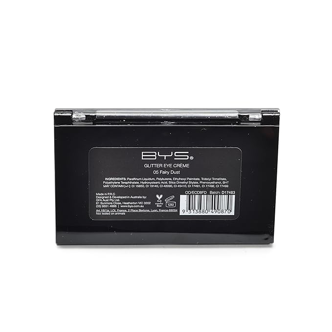 BYS Glitter Gel Makeup Palette 8 shades - Fairy Dust, Suitable for all area of the face