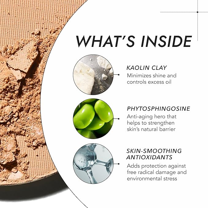 COVER FX Pressed Mineral Foundation - Shade T4 - Weightless Powder Foundation - Buildable Light to Full Coverage - Matte Finish - All Skin Types