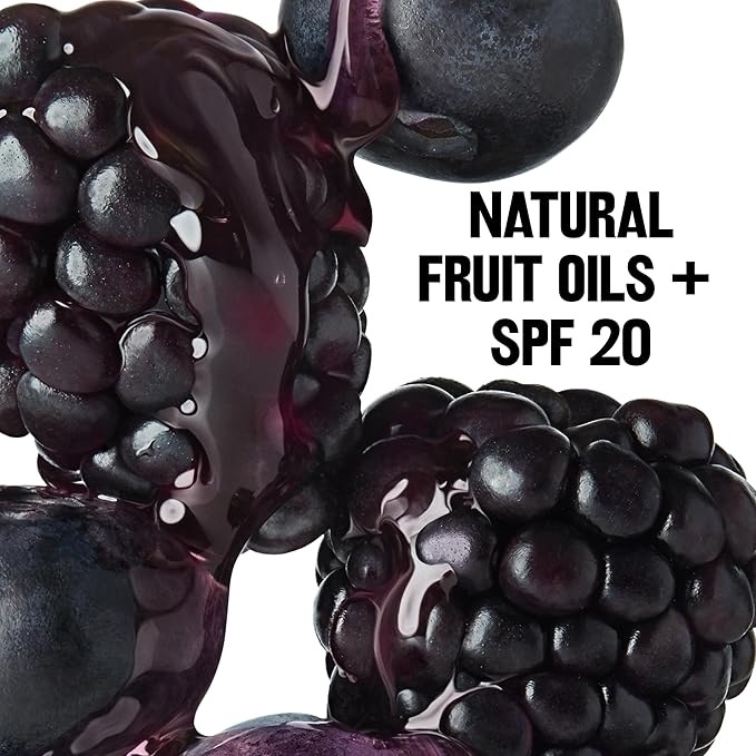 Revlon Lip Balm, Kiss Tinted Lip Balm, Face Makeup with Lasting Hydration, SPF 20, Infused with Natural Fruit Oils, 035 Berry Burst, 0.09 Oz (Pack of 2)