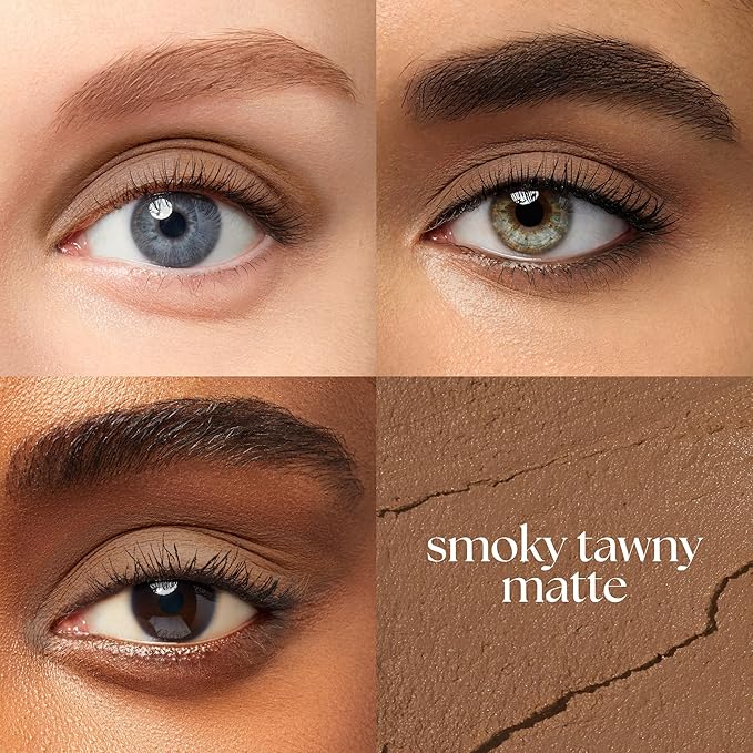 Julep Eyeshadow 101 Cream-to-Powder Waterproof Shadow Stick – Smoky Tawny Matte – Long-Lasting, Crease-Proof, Muted Brown Matte Eyeshadow with Built-in Smudger