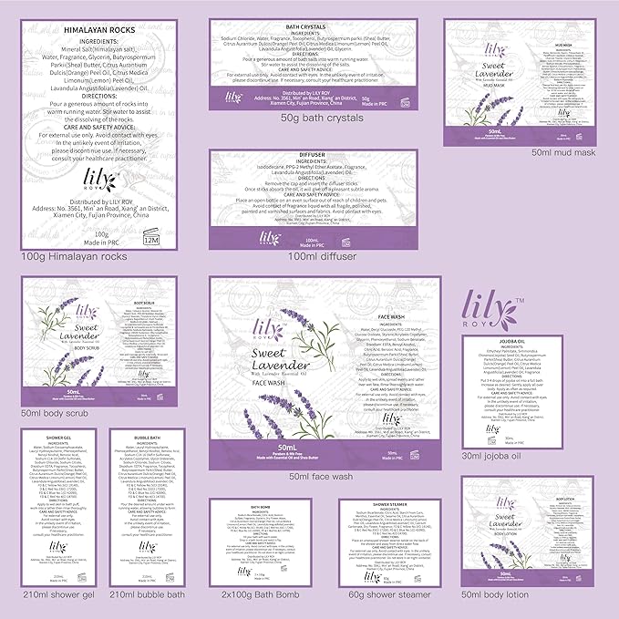 Mothers Day Gift for Mom - Relaxing 18-Piece Bath and Body Basket for Women Lavender Spa Gift Basket Set Bath Collection with Bath Bomb | Christmas, Birthday, Perfect Spa Present for Her All Occasions