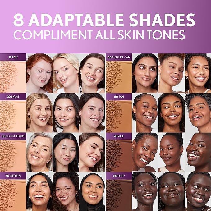 Covergirl Simply Ageless Skin Perfector Essence Foundation, 20 Light, Tinted Skin Perfector, Skincare Makeup Hybrid, Sheer Tint, Radiant Finish, Skin-Like Finish, Vegan Formula, 1.0oz