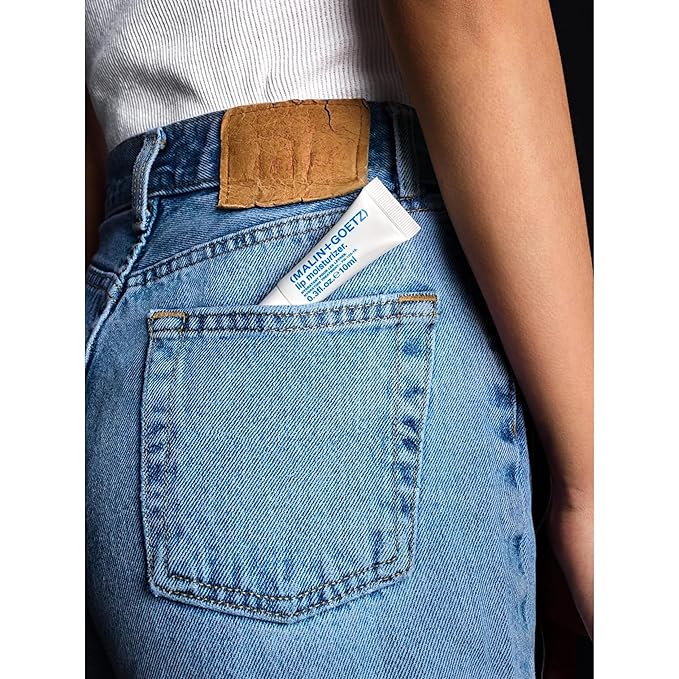 Malin + Goetz Lip Moisturizer for Men & Women, 0.3 Fl. Oz. - Hydrating Lip Gel for Chapped Lips, Nourishing Dry Lip Treatment, Vegan & Cruelty Free