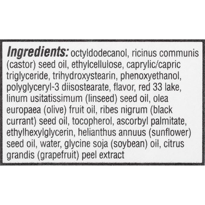 ChapStick Total Hydration Vitamin Enriched Sheer Plum Tinted Lip Oil Tube, Lip Care - 0.24 Oz