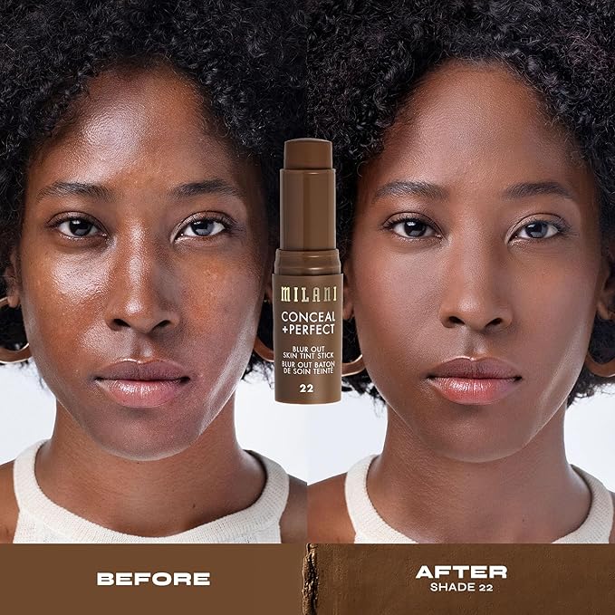 Milani Conceal + Perfect - Skin Tint Stick, Blur Out Tinted Moisturizer Makeup, Shade 022