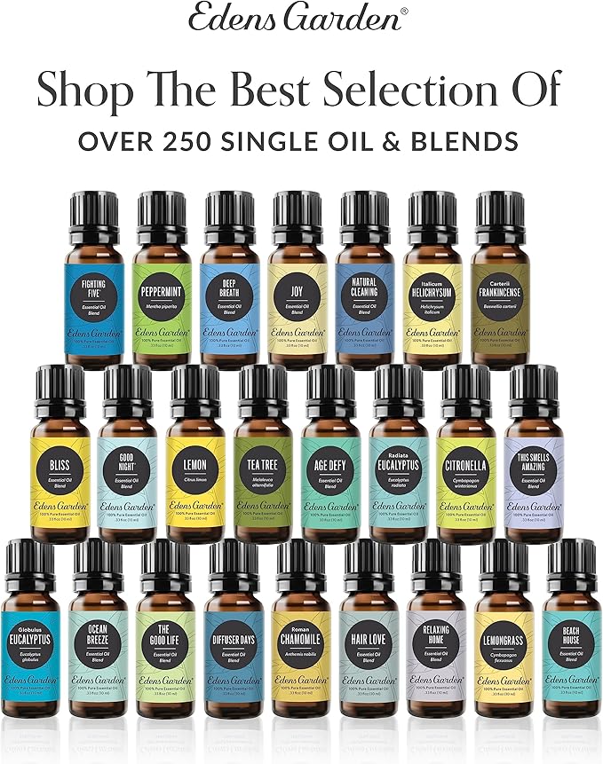 Edens Garden Basil- Lemon Essential Oil- 100% Pure Premium Grade, Undiluted, Natural, Therapeutic, Aromatherapy, The Best for Diffuser, Candle, Laundry, Humidifiers 10 ml (.33 fl oz)