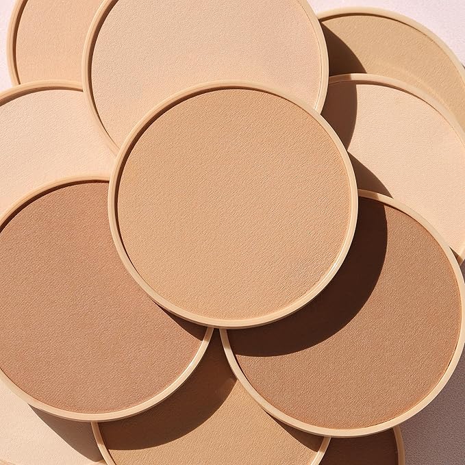 Wander Beauty Wanderlust Powder Foundation -Light Medium-Blurs and Evens Skin Tone-Perfects and Hydrates With Hyaluronic Acid, Aloe,Honeysuckle, & Vitamin E -Lightweight, Buildable Coverage - 0.31 oz